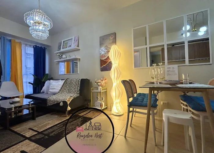 Near Airport Naia Mall Fast Wifi Kitchenette Rouzelea Nest Aparthotel Manila