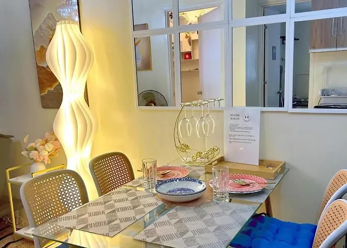 Near Airport Naia Mall Fast Wifi Kitchenette Rouzelea Nest